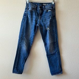 Gap girlfriend jeans.